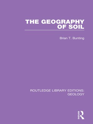 cover image of The Geography of Soil